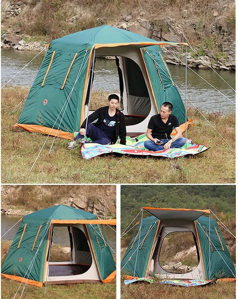 Tents Pop Up 2-4 5-8 Man Person Camping Waterproof Instant Automatic Easy Set Up Dome Holiday