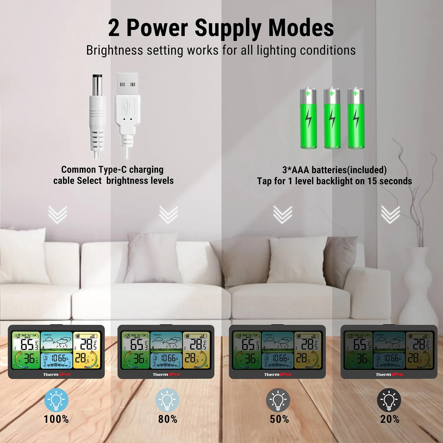 ThermoPro Indoor-Outdoor Weather Station