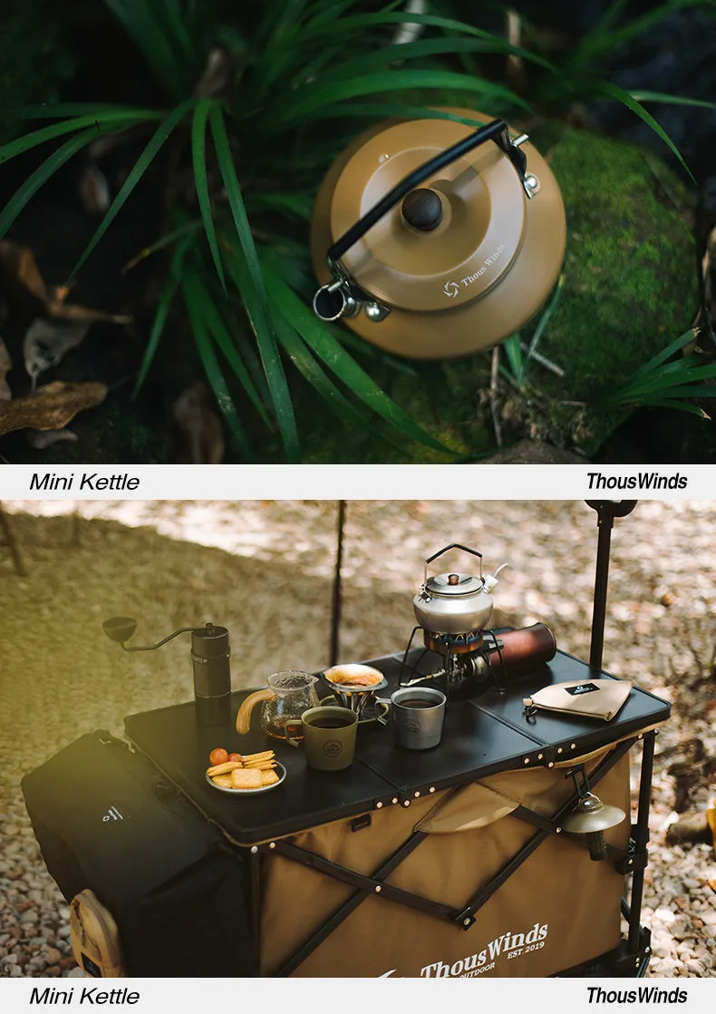 Thous Winds 0.6L Mini Stainless Steel Kettle - Sand