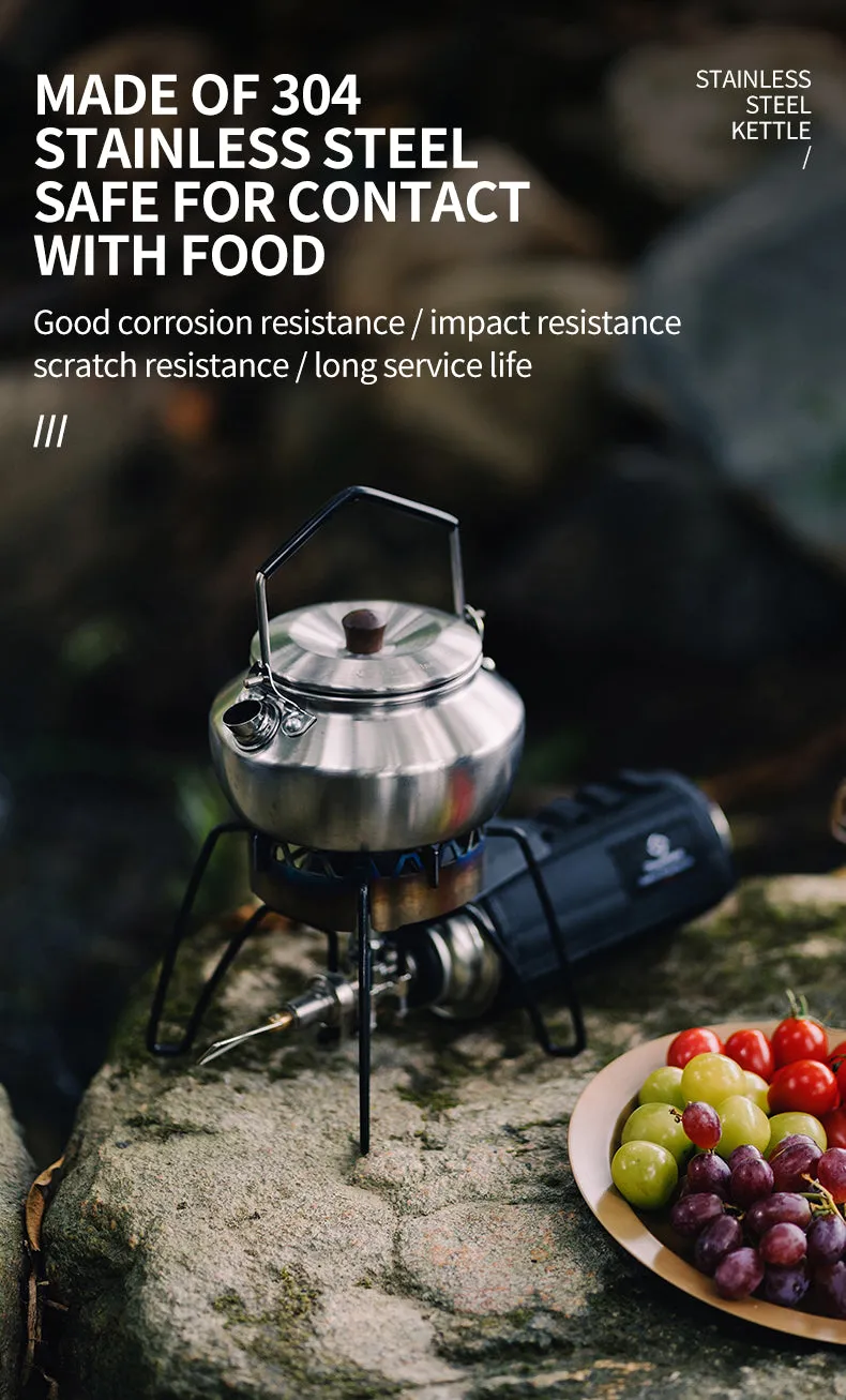 Thous Winds 0.6L Mini Stainless Steel Kettle - Sand
