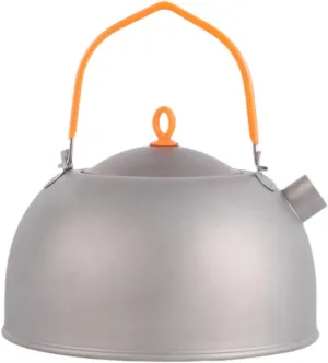 Titanium Kettle Camping Kettle Lightweight Tableware for Boiling Water Water Kettle Coffee Tea Pot for Travel Outdoor Fishing