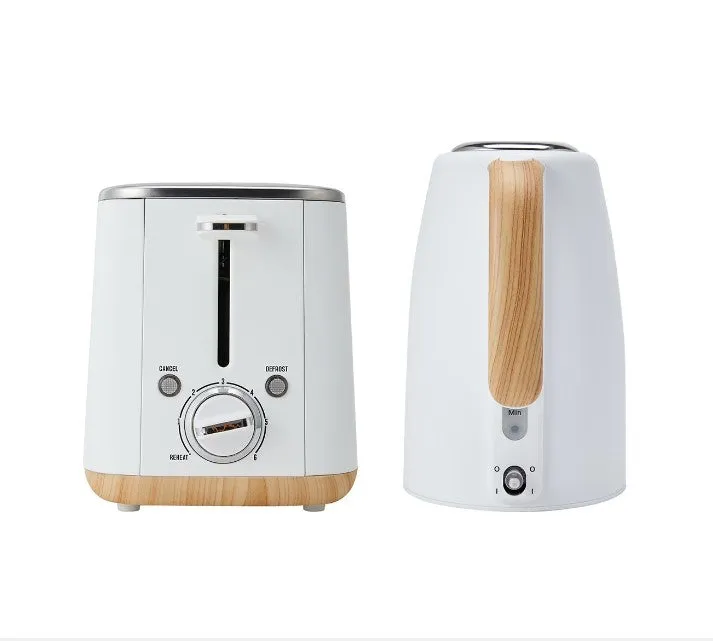 Toaster and Kettle Breakfast Set 1.7L Kettle   2 Slice Toaster