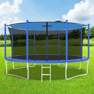 Trampoline Cover, Sunscreen & Rainproof Trampoline Shade Cover, Trampoline Sun Shade Cover, 6ft,8ft,10ft,12ft,14ft,16ft, Trampolines Sunshade Accessories, Trampoline Canopy, for Outdoor, blue
