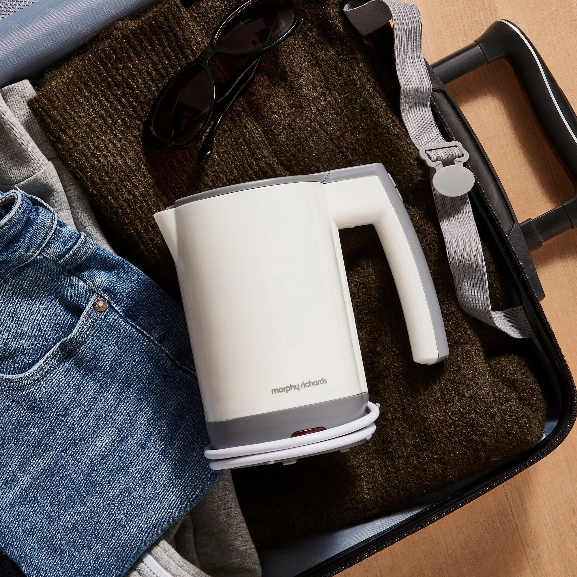 Travel Iron and Travel Kettle Set