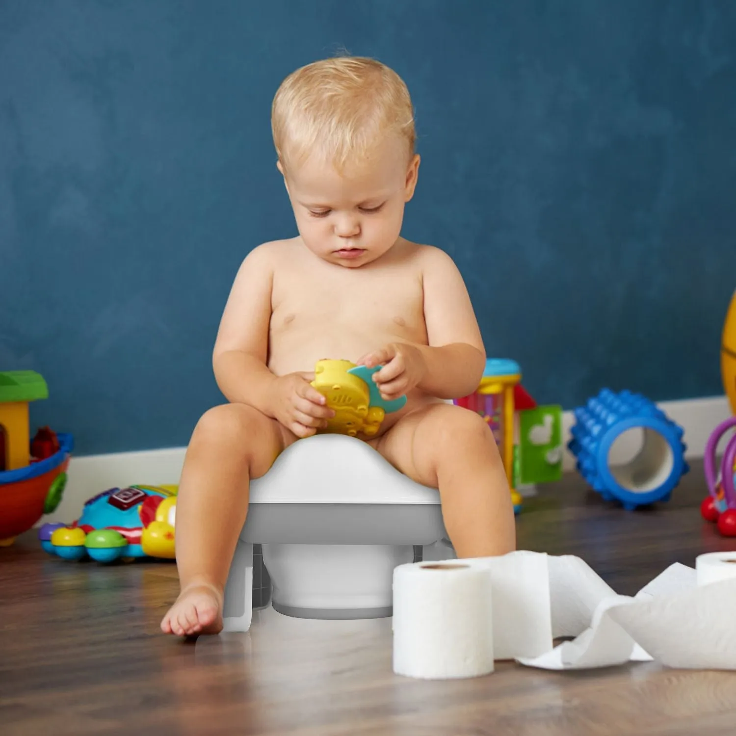 Travel Potty Chair with Potty Lines