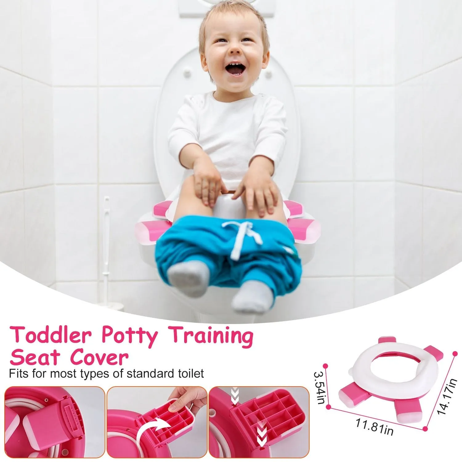 Travel Potty Chair with Potty Lines