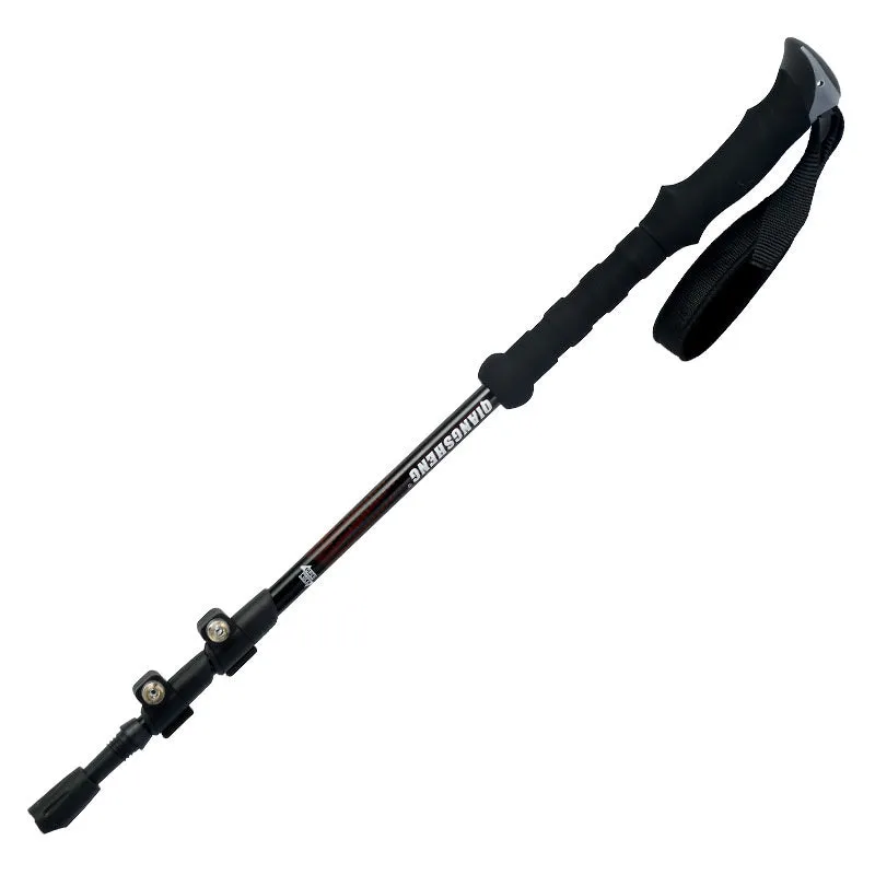 Trekking Pole - Telescopic Straight Handle Hiking Stick