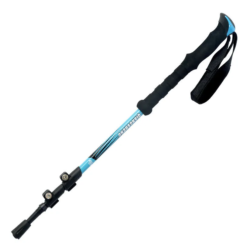Trekking Pole - Telescopic Straight Handle Hiking Stick
