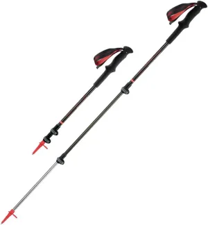 Trekking Poles Telescopic Hiking Poles - Carbon Fiber Adjustable Hiking Walking Sticks with Quick Locks, Shock Absorbing, Expandable to 53.1" and Ultra
