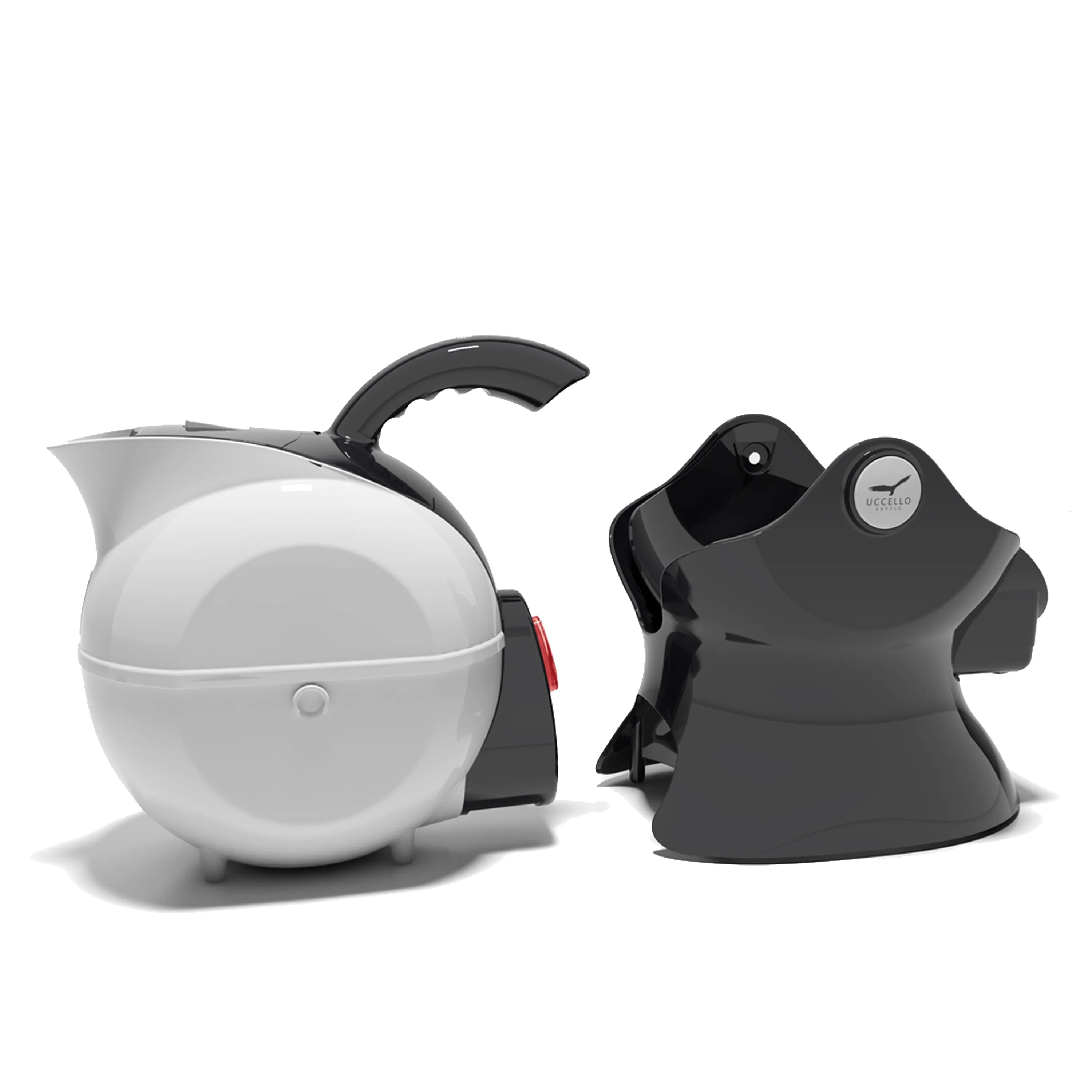 Uccello Tilt-To-Pour Kettle 1.5L Ð Black & White | UCELLO1