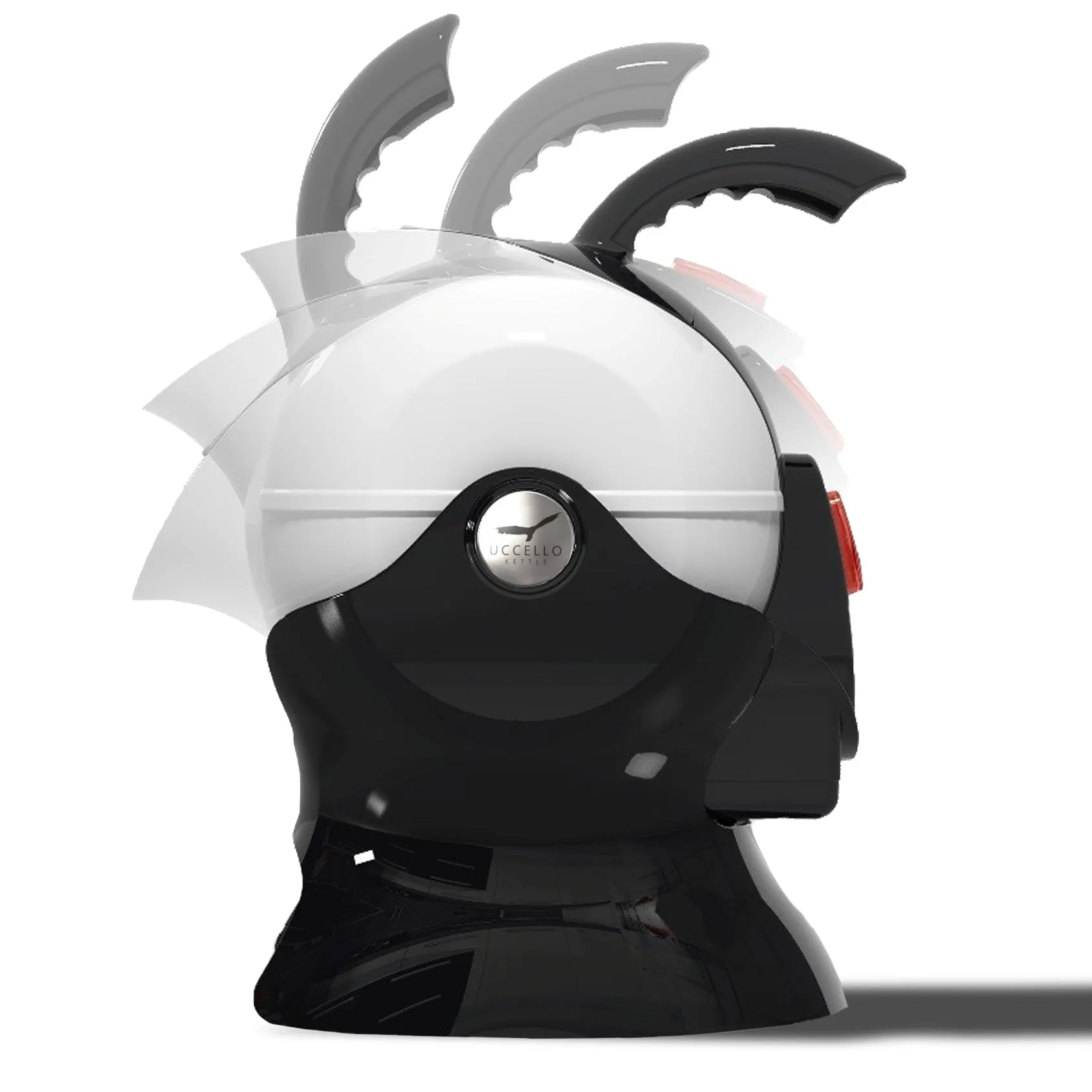 Uccello Tilt-To-Pour Kettle 1.5L Ð Black & White | UCELLO1