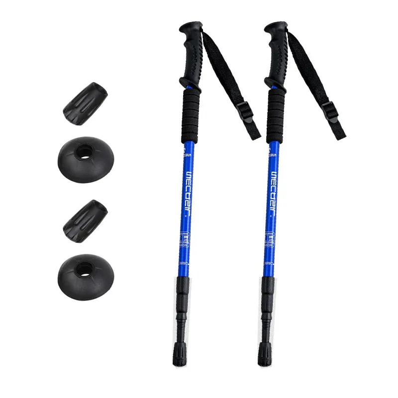 Ultralight Adjustable Non-slip Nordic Walking Sticks: Telescopic Hiking Canes for Adults