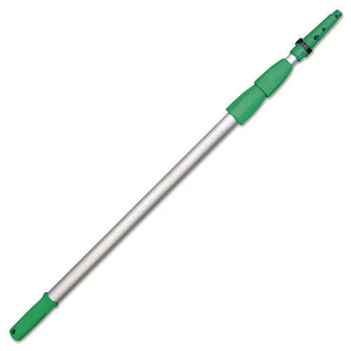 Unger® Opti-Loc Extension Pole, 18 Ft, Three Sections, Green/silver