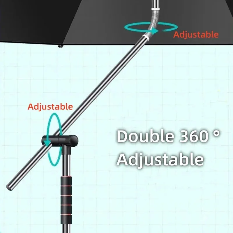 Upgraded Fishing Umbrella – Large Parasol with Stainless Steel Rod for Outdoor Sunshade