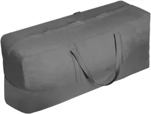 Vailge Patio Cushion Storage Bag - 45.5 Inch Waterproof Indoor Outdoor Bag With Zipper and Handles, Dustproof Furniture Cover - Standard, Grey