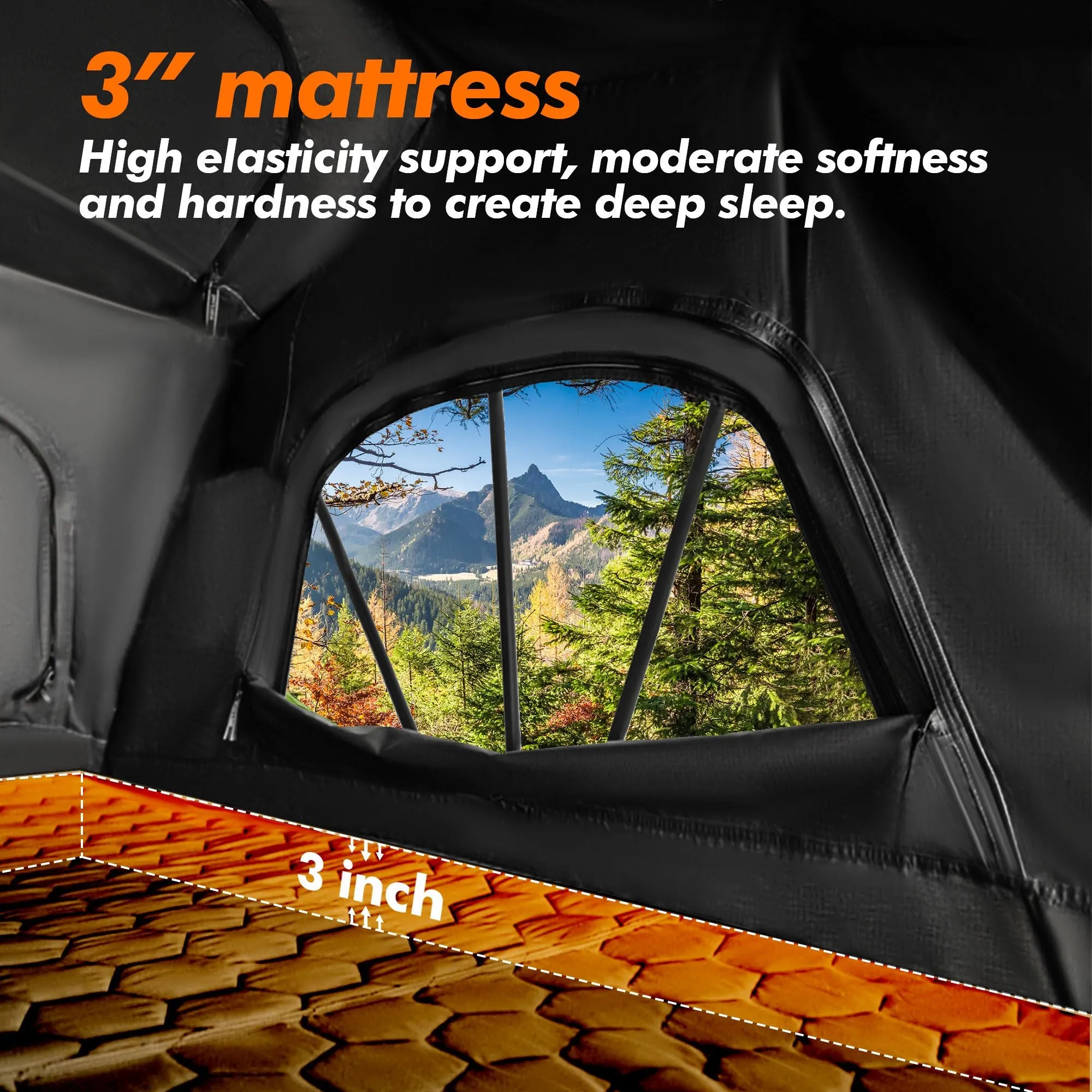 Van SUV Roof Top level Buy-one-get-one-free Roof Camping Fold 120cm, Truck Overland ILANDER Tent Entry Tent VIP sale Waterproof,Windproof for Car Aluminium Cruiser Sedan Out Lite Style ,Sturdy