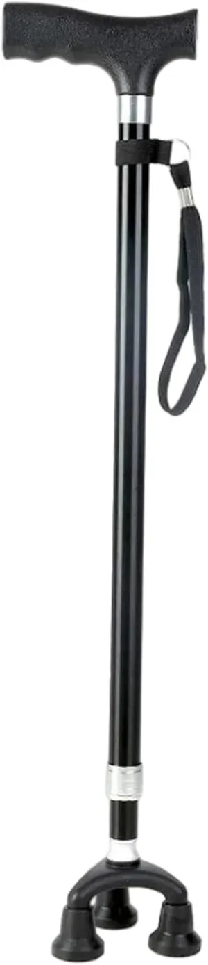 Walking Sticks for Seniors, Telescopic Walking Sticks with 3-Pronged Base, Non-Slip, Steady & Sturdy Hiking Pole for Right or Left Handed Seniors & Adults for