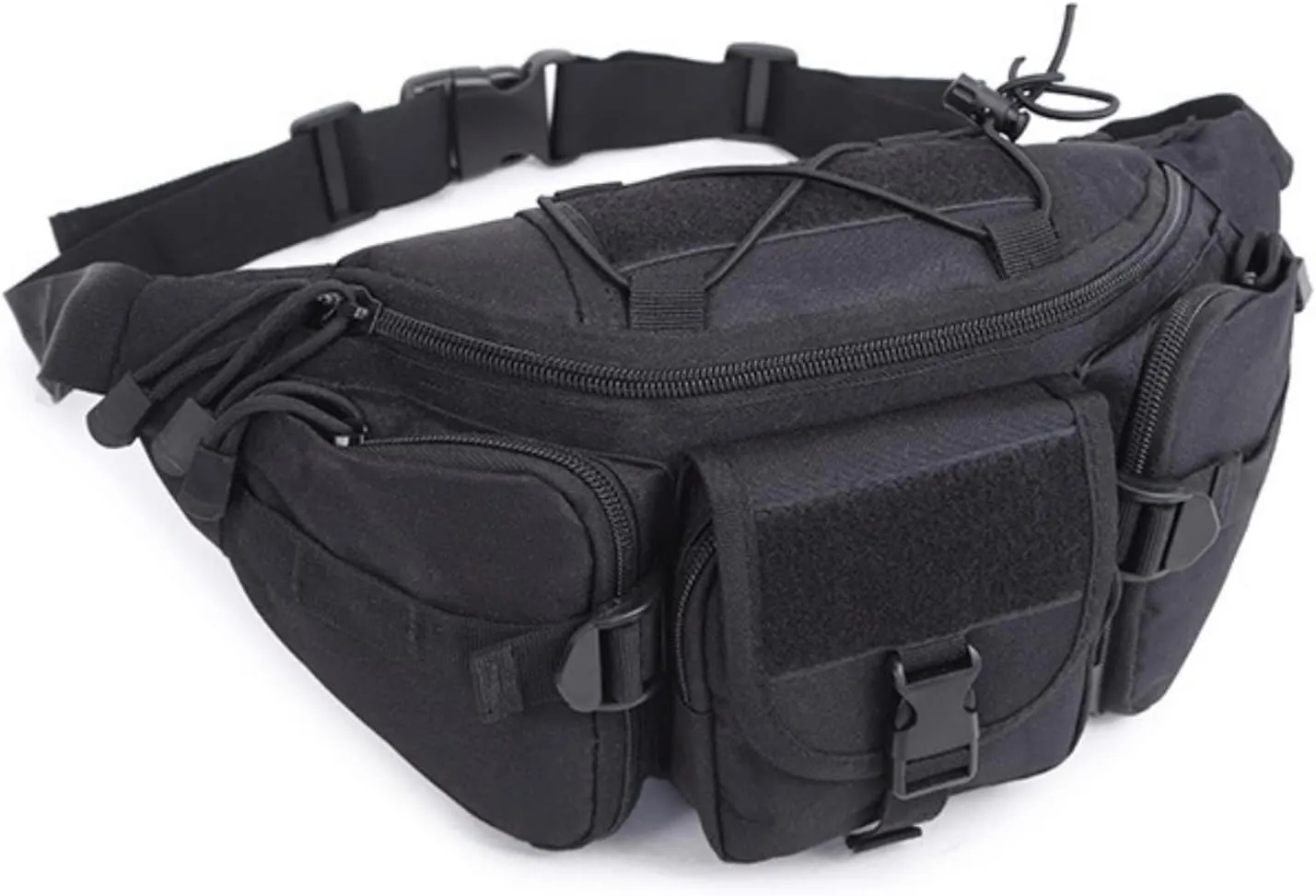 Water Resistant Tactical Waist Pack Bag Military Fanny Packs Hip Belt Bag Pouch for Hiking Climbing Outdoor Bumbag