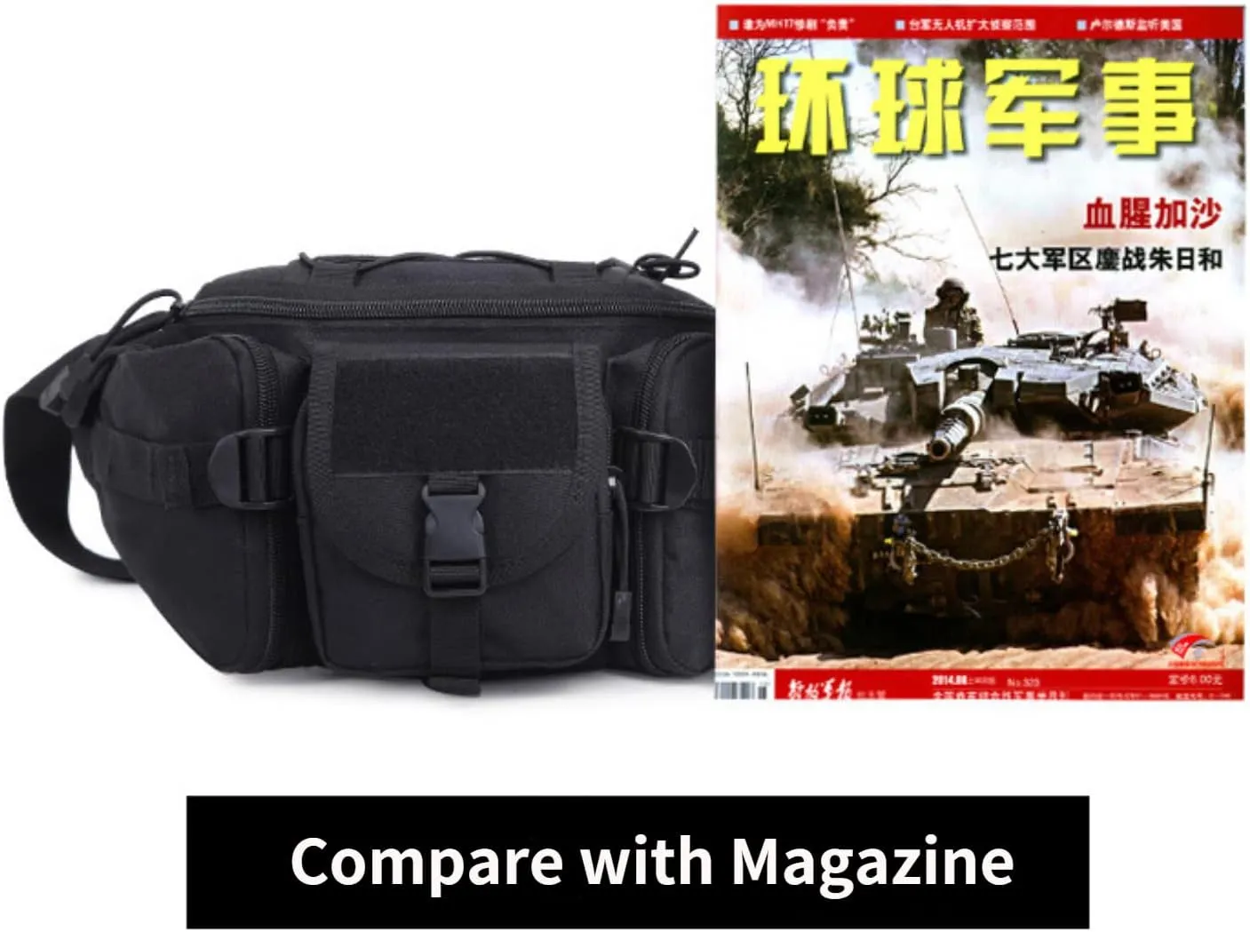 Water Resistant Tactical Waist Pack Bag Military Fanny Packs Hip Belt Bag Pouch for Hiking Climbing Outdoor Bumbag