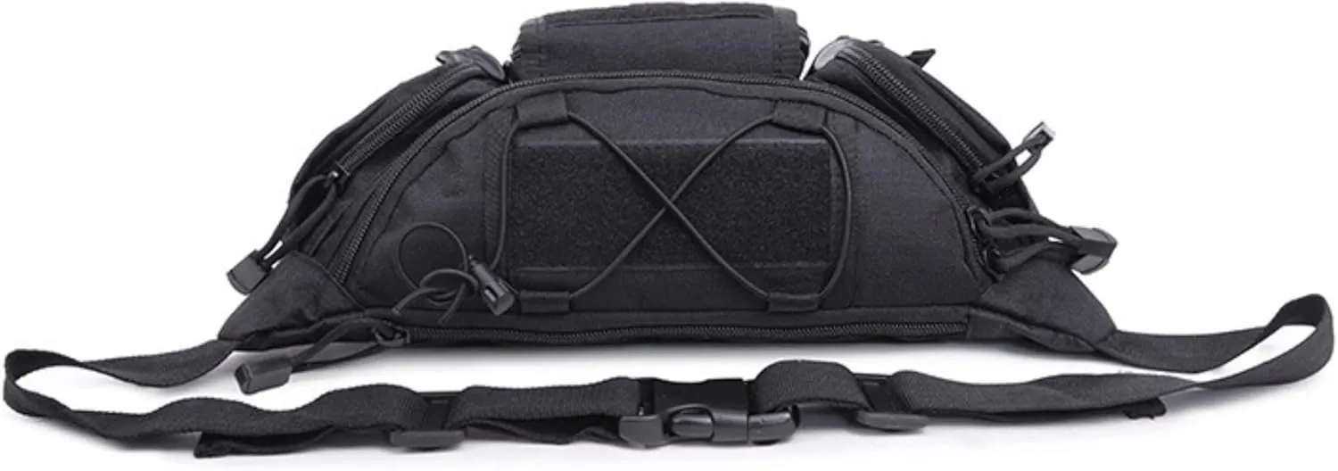 Water Resistant Tactical Waist Pack Bag Military Fanny Packs Hip Belt Bag Pouch for Hiking Climbing Outdoor Bumbag