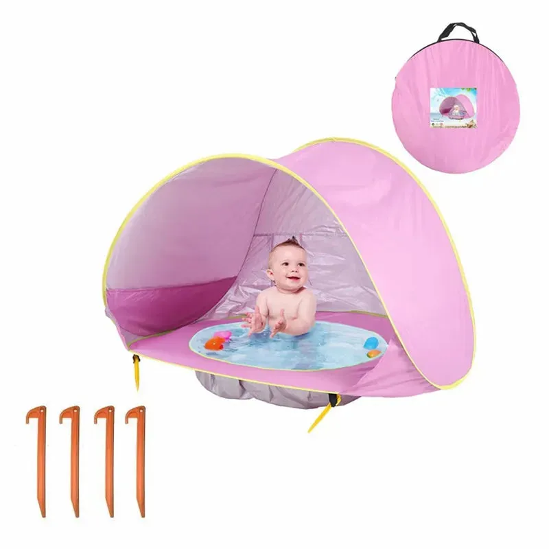 Waterproof & Breathable Pop-Up Tent for Beach & Pool