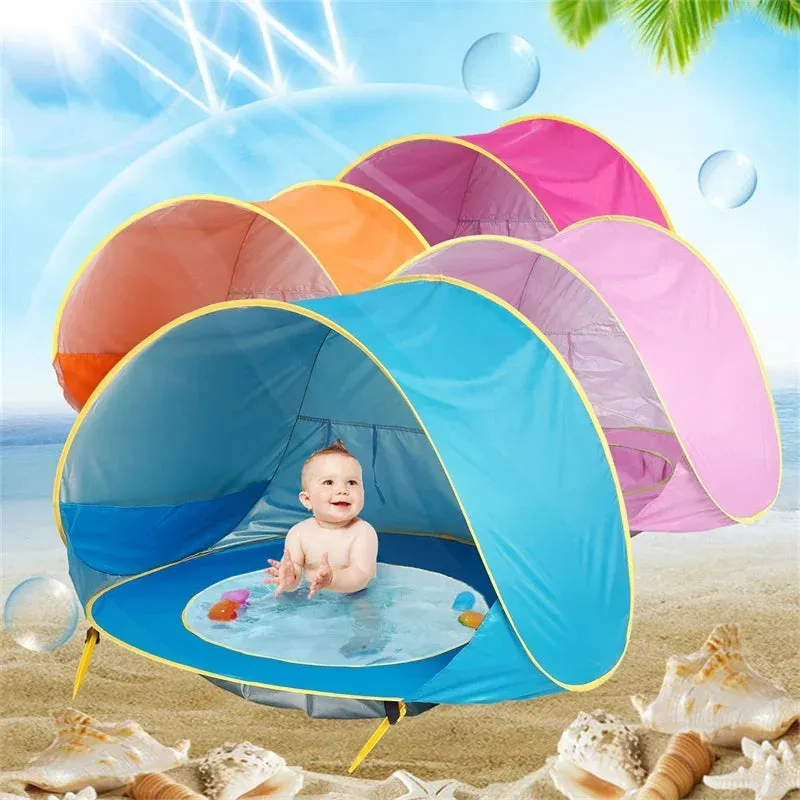 Waterproof & Breathable Pop-Up Tent for Beach & Pool