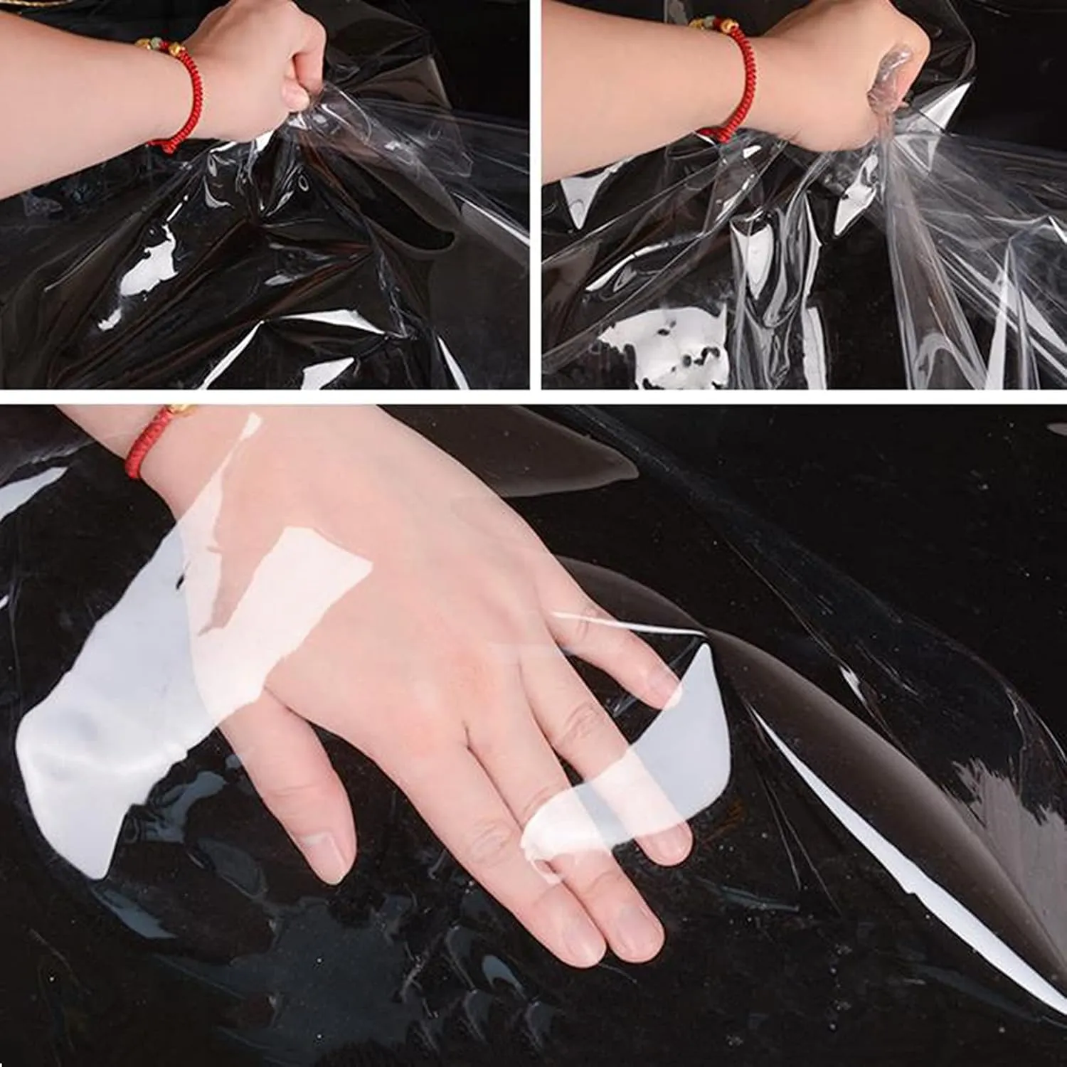 Waterproof Clear Tarpaulin Clear Waterproof Tarp Transparent Waterproof Cover Tarp High Transparency for Pool Car Truck(2x4m)