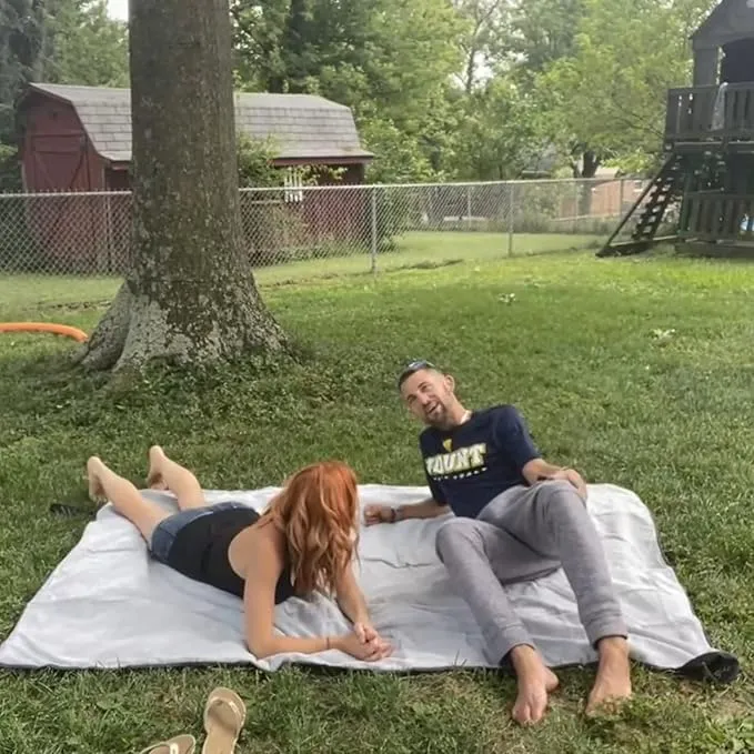 Waterproof Outdoor Blanket for Cold Weather by KingCamp, Lightweight Thick Fleece Warm Foldable Blankets, Machine Washable Windproof Throw for Picnic, Camping, Outdoors, Stadium, Beach, Festival, Dog