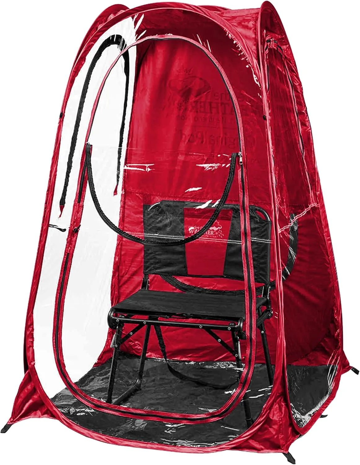 WeatherPod® OriginalPod™ Pop-Up Pod - Stay Warm, Dry, and Out of The Sun - Weather Pod for Sports, Rain, or Wind - 1 Person Pod - Sports Pod for The Sideline - Easy Set Up & Tear Down