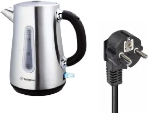 Westinghouse 220 volt 1.7 Liter kettle electric cordless 220v 240 volts 50hz / 60 hz tea kettle WKWK0805 Bundle With Dynastar Plug Adapter