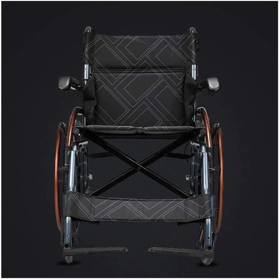 wheelchairs Light Folding Wheelchair, The Elderly, Portable Travel, The Disabled, The Elderly, Multi-Functional Hand-Push Wheelchair