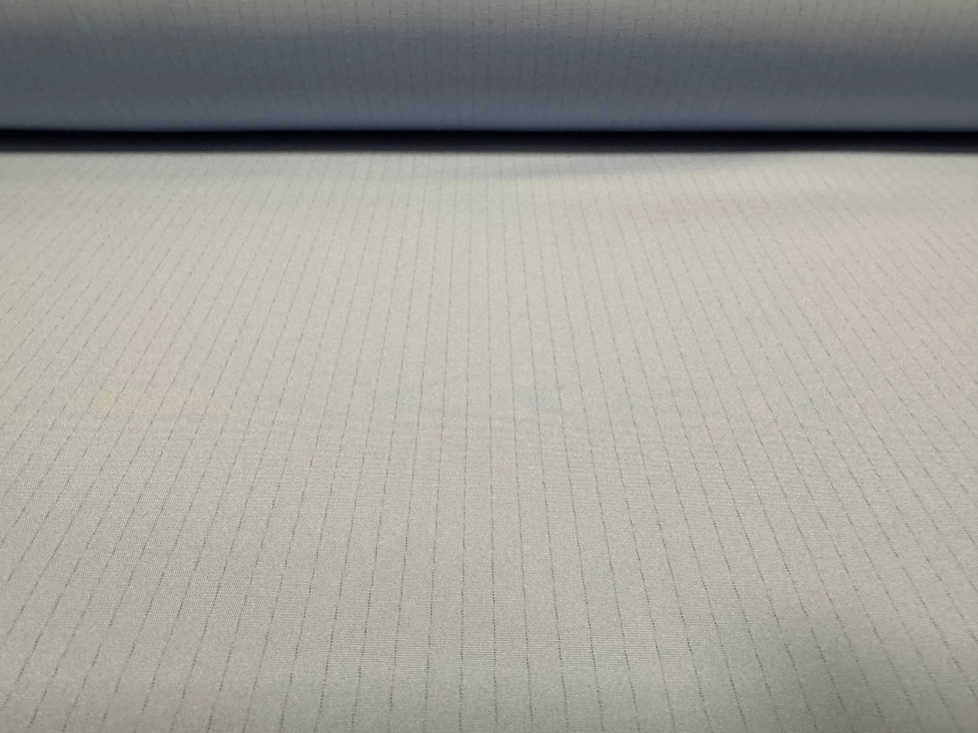 Woven nylon fabric, per metre - pinstripe - China blue