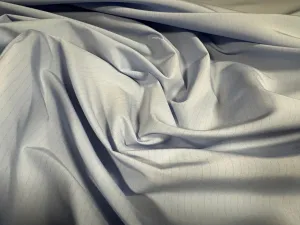 Woven nylon fabric, per metre - pinstripe - China blue