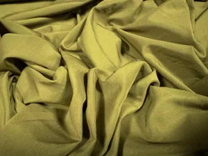 Woven nylon shirt weight fabric, per metre - plain - khaki green