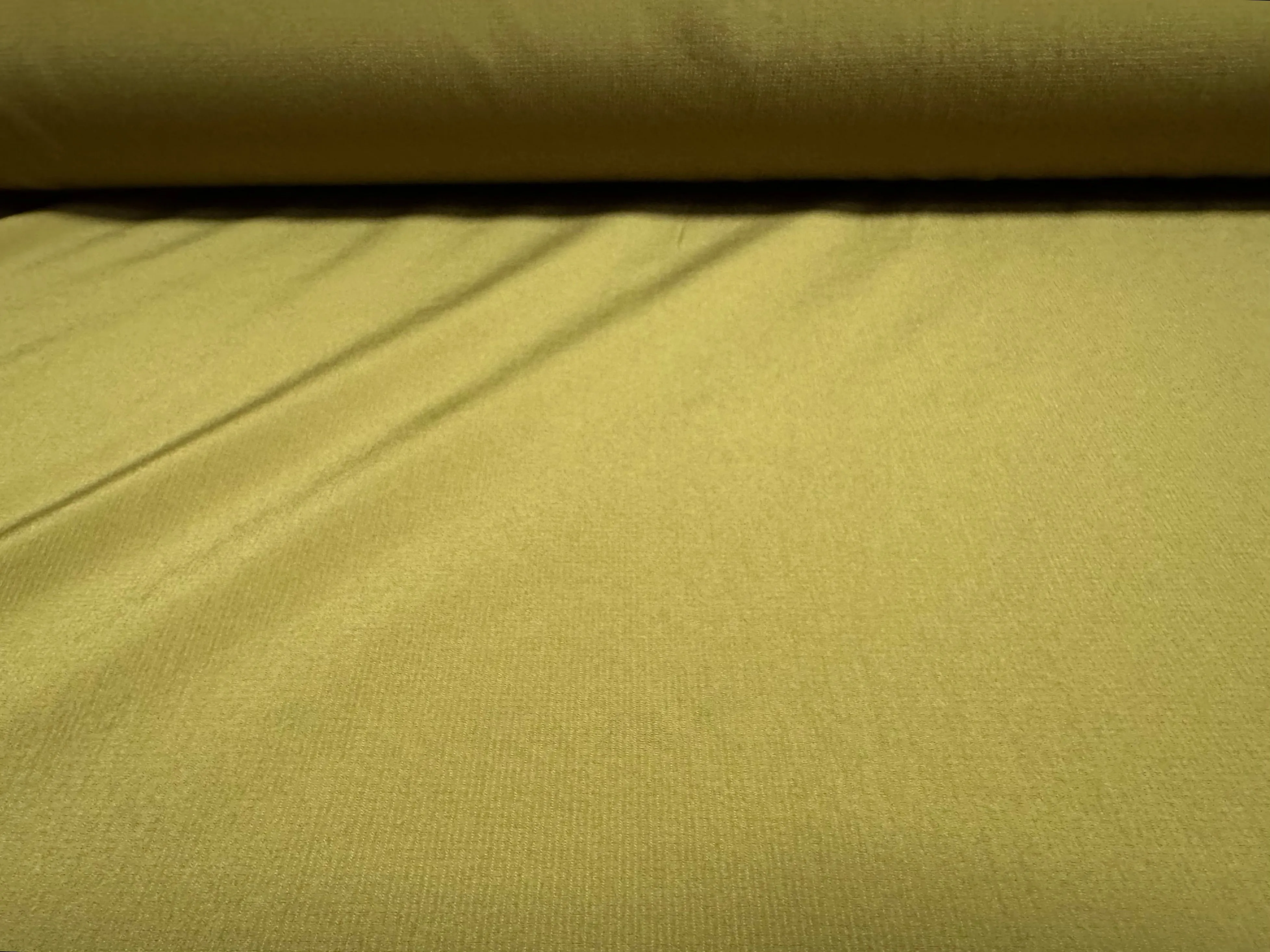 Woven nylon shirt weight fabric, per metre - plain - khaki green