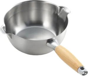 YOSHIKAWA aikata Yukihira stainless steel pan 18cm gas and IH made in Japan PD3007 1510228