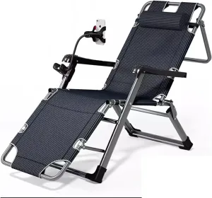 ZTGL B, Folding Camping Cot with Storage Bag, Camping Folding Lounge Chair, Portable and Lightweight Sleeping Bed, Office Nap Folding Lounge, Sunbathing Lounge Chairs