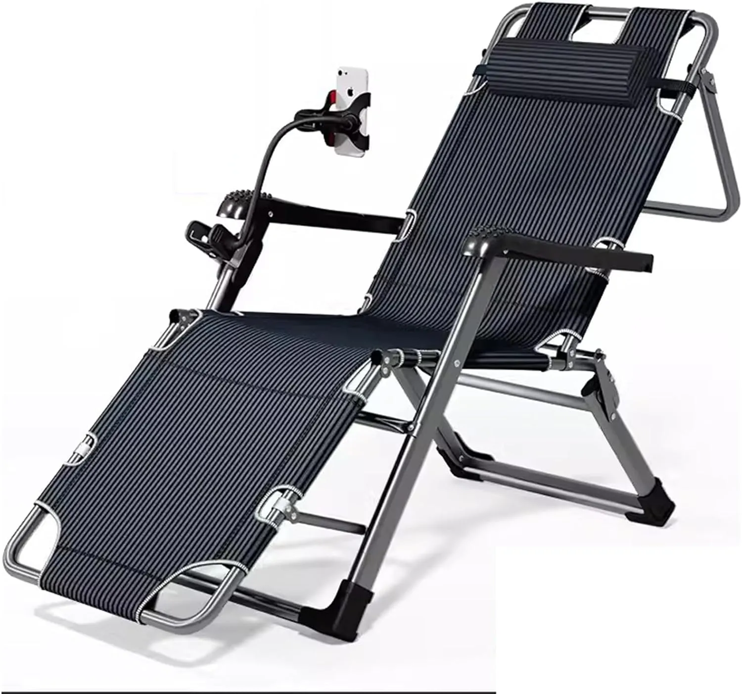 ZTGL B, Folding Camping Cot with Storage Bag, Camping Folding Lounge Chair, Portable and Lightweight Sleeping Bed, Office Nap Folding Lounge, Sunbathing Lounge Chairs